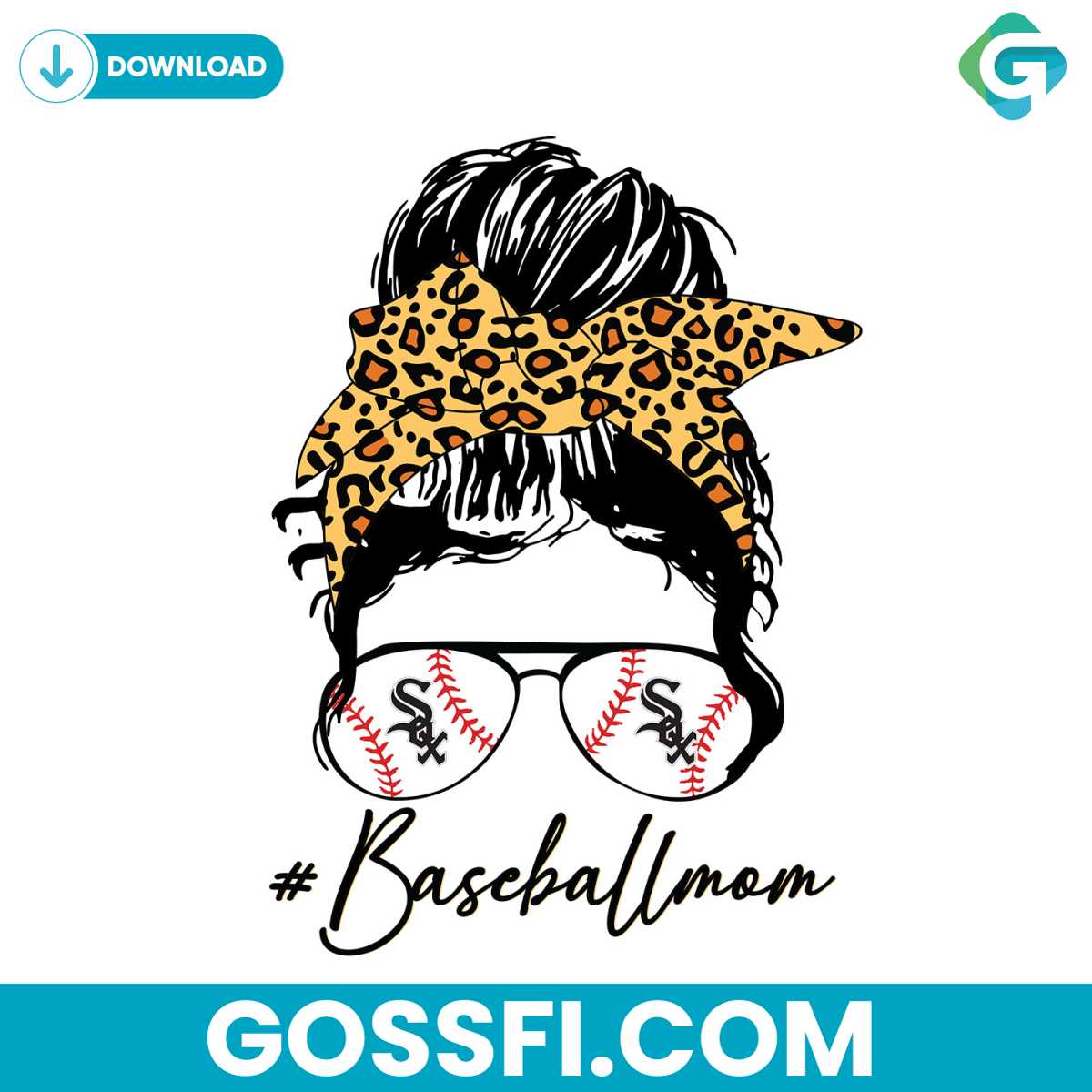 chicago-white-sox-baseball-mom-svg