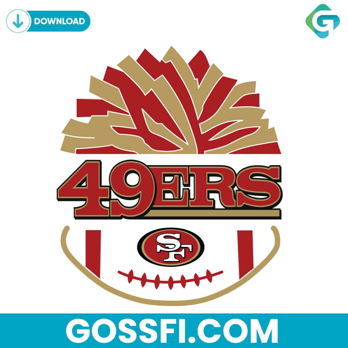 san-francisco-49ers-nfl-football-svg
