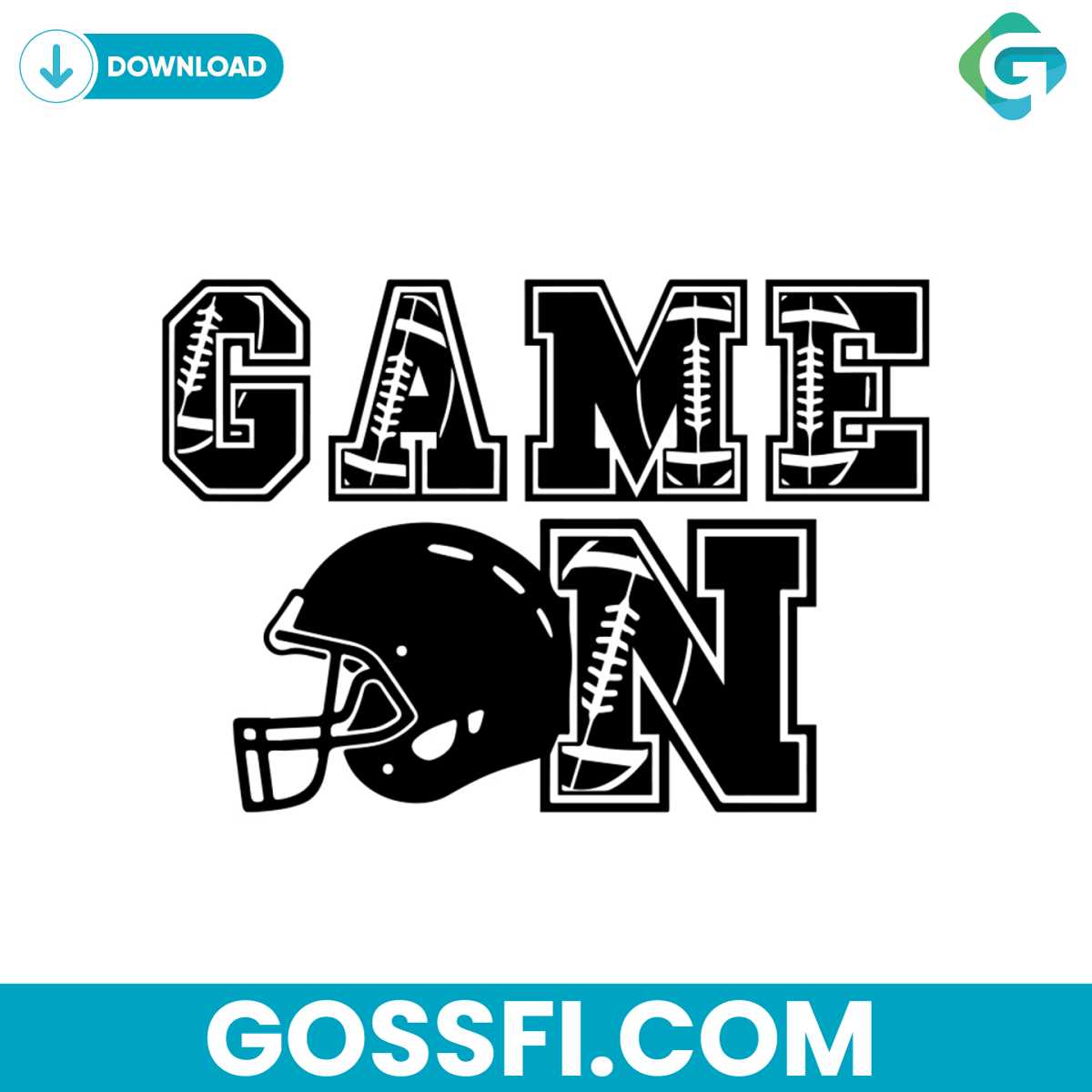 game-on-football-svg-digital-download