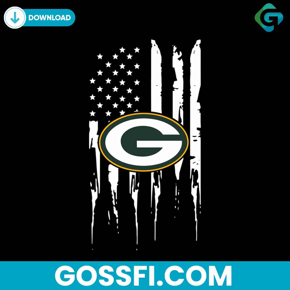 green-bay-packers-flag-svg-cricut-digital-download