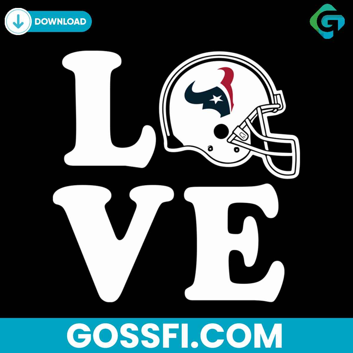 love-houston-texans-helmet-svg-digital-download