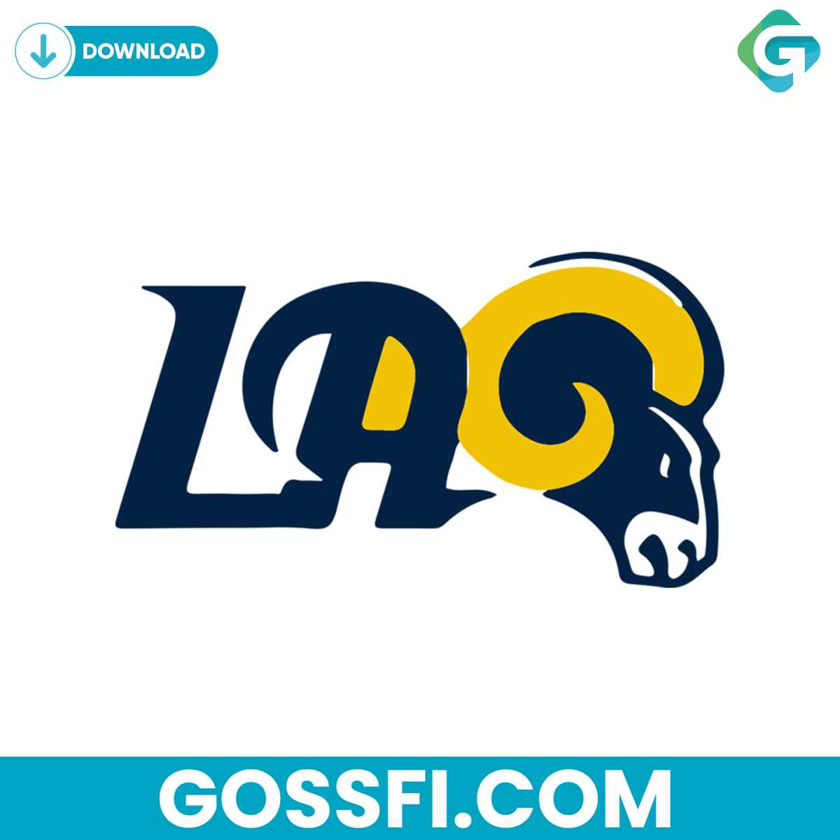 los-angles-rams-svg-cricut-digital-download