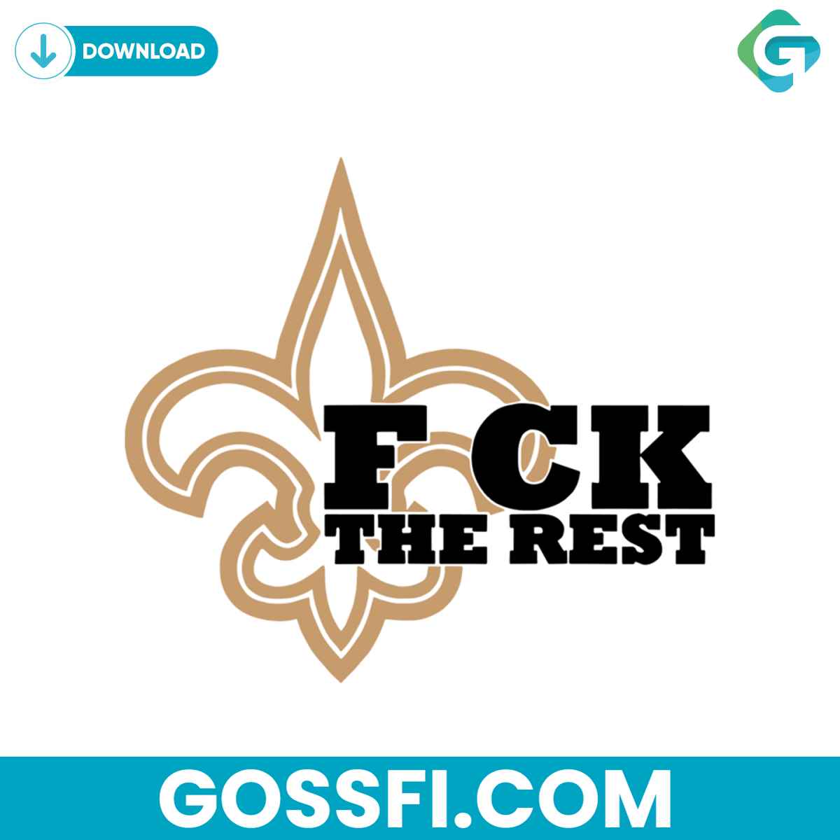 new-orleans-saints-fuck-the-rest-svg