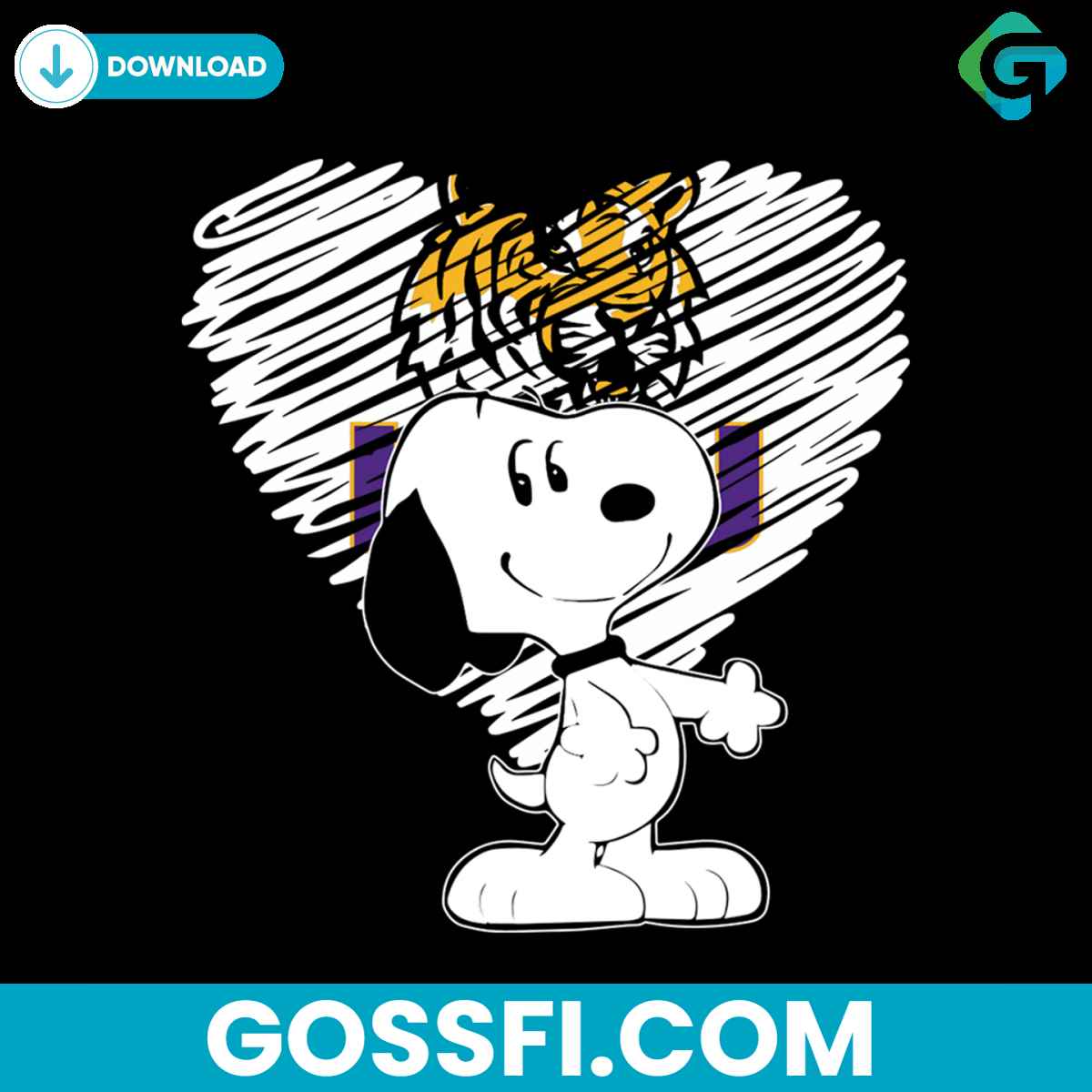 snoopy-lsu-tigers-svg-digital-download