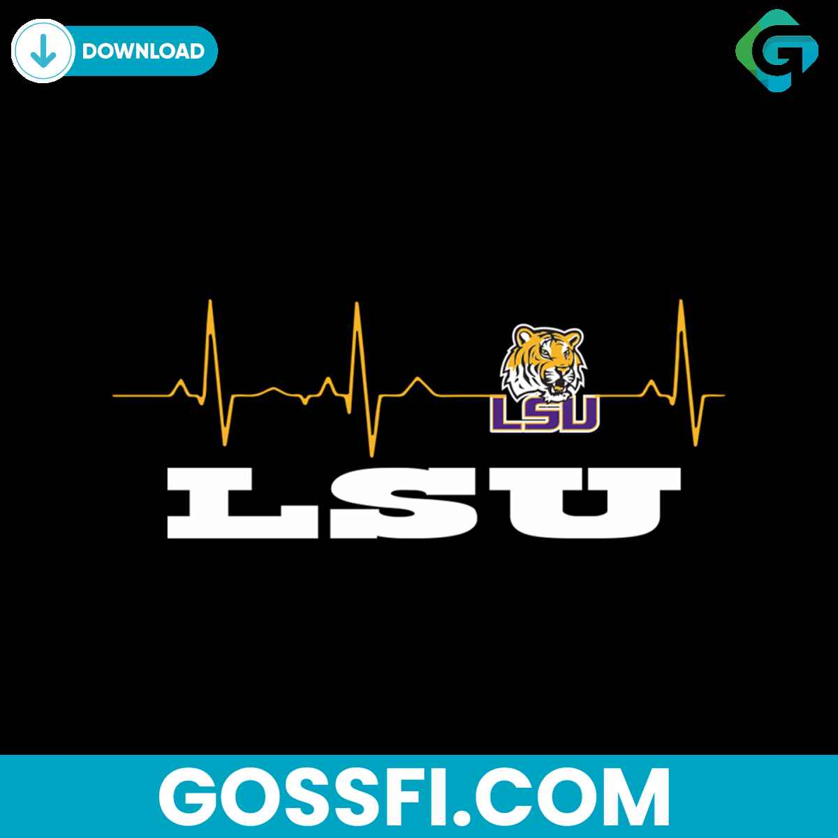 heartbeat-lsu-tigers-football-svg-digital-download