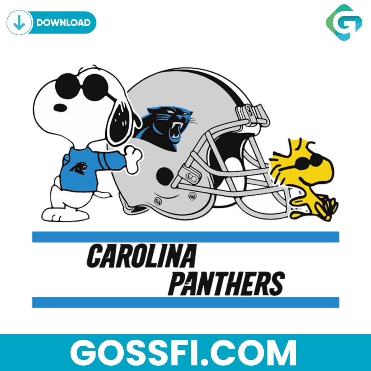 carolina-panthers-snoopy-woodstock-svg