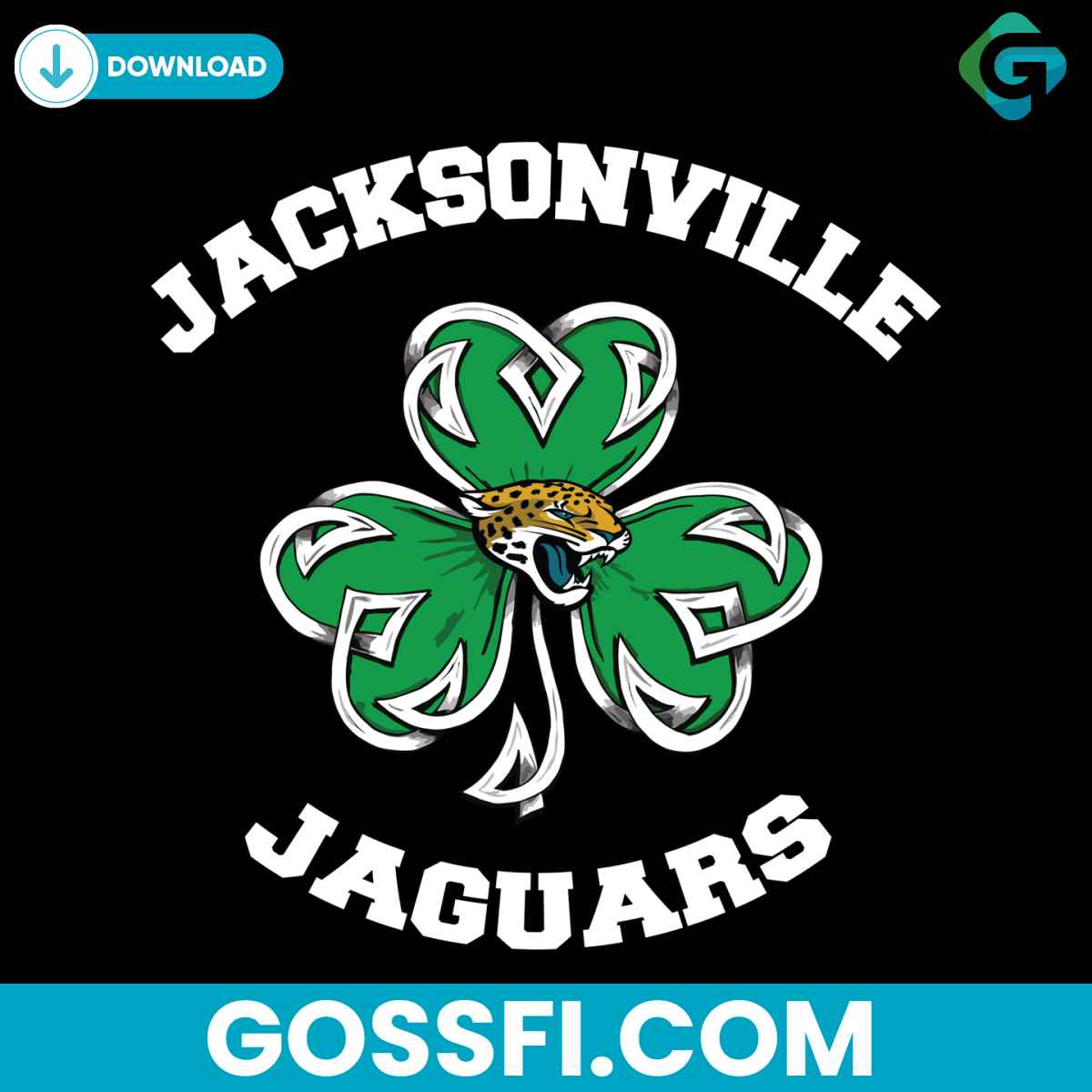 shamrock-st-patricks-day-jacksonville-jaguars-svg