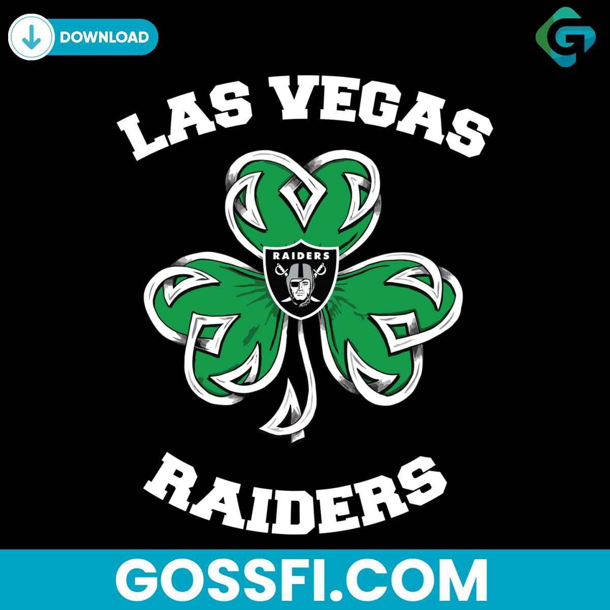 shamrock-st-patricks-day-las-vegas-raiders-svg