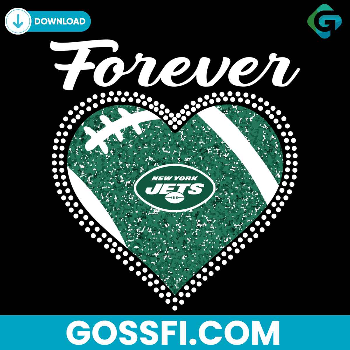 forever-new-york-jets-heart-diamond-svg