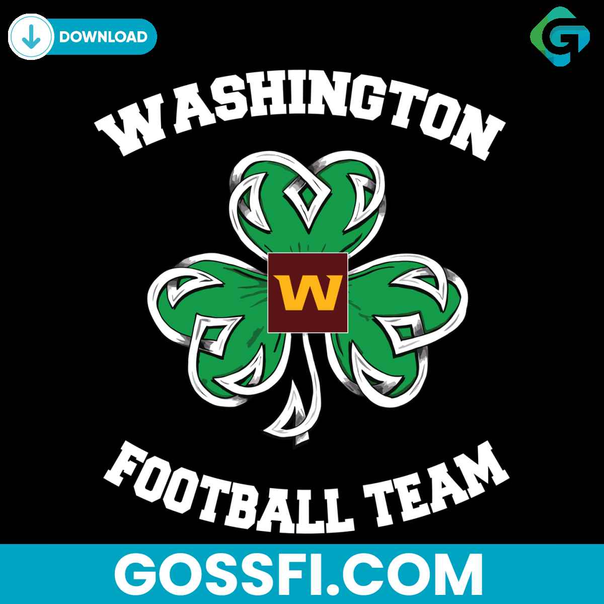 shamrock-football-washington-football-team-svg