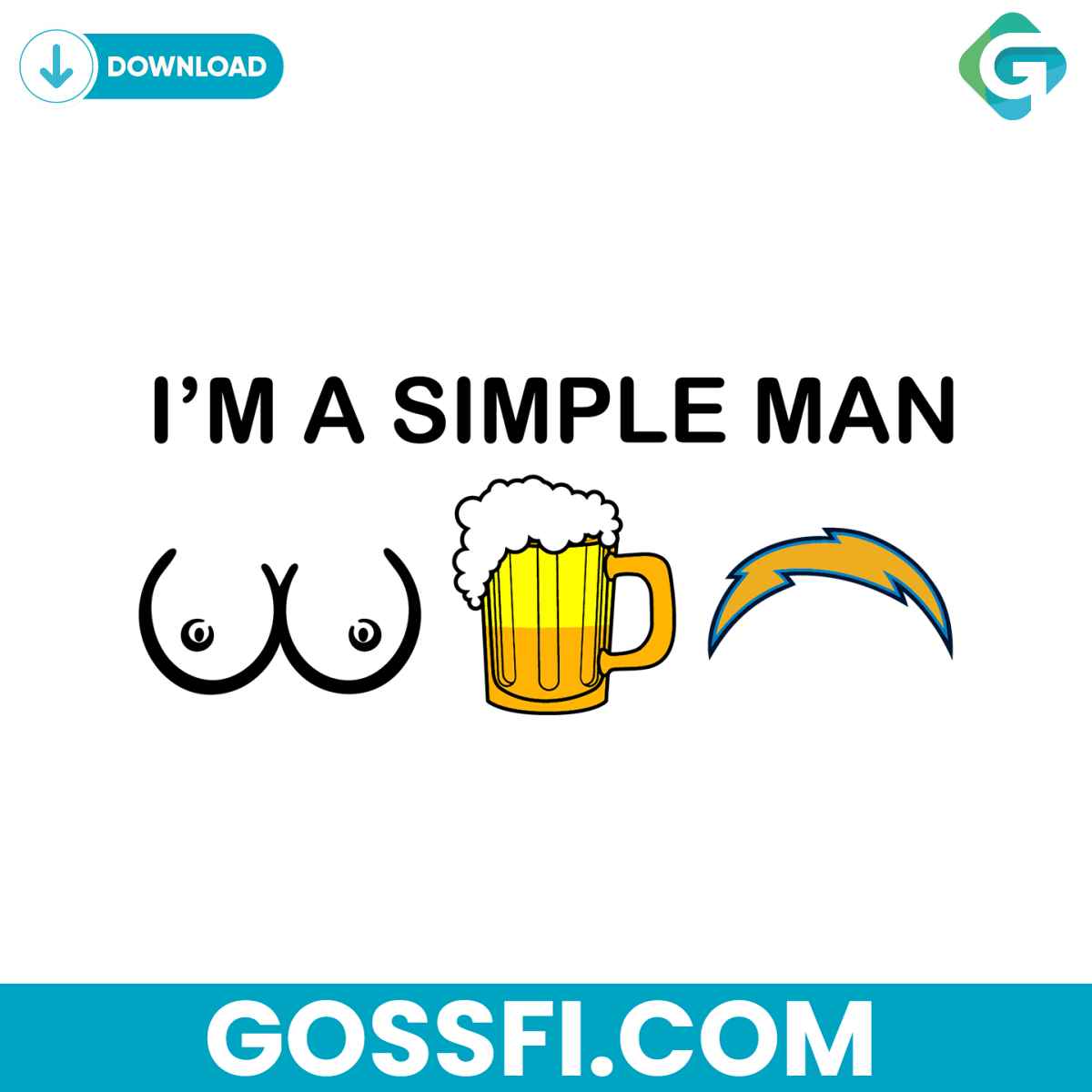 i-am-a-simple-man-los-angeles-chargers-svg