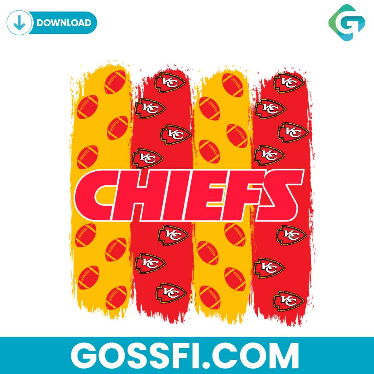 kansas-city-chiefs-football-pattern-svg