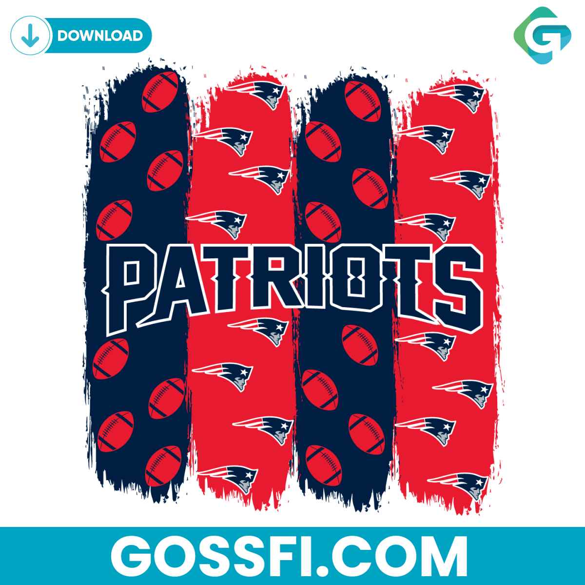 new-england-patriots-football-pattern-svg