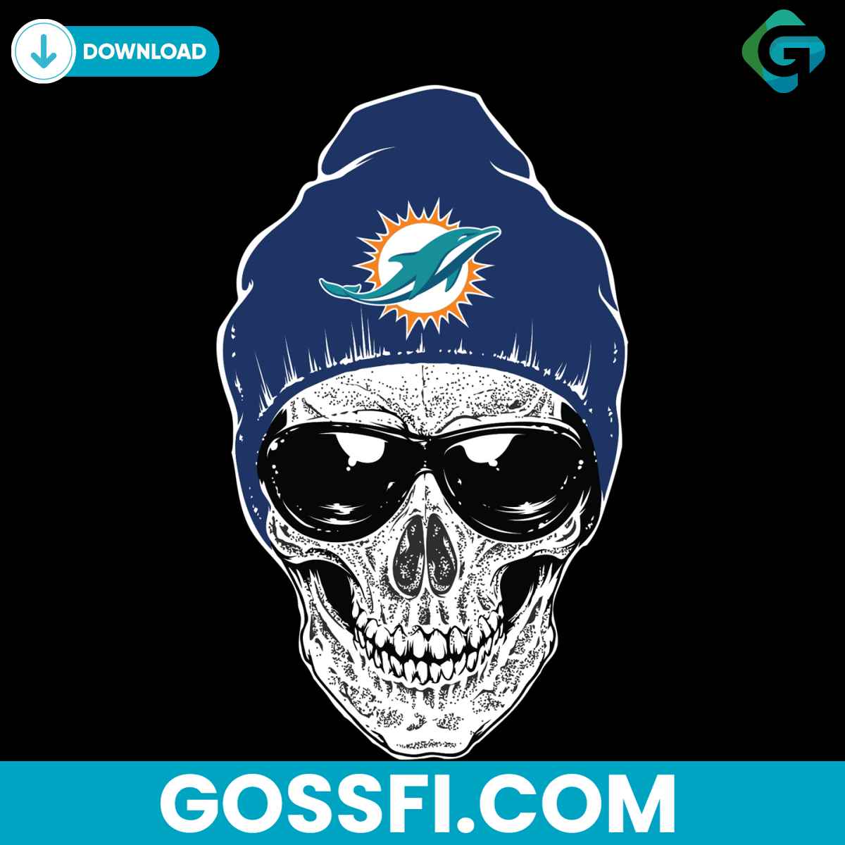 skull-miami-dolphins-svg-cricut-digital-download