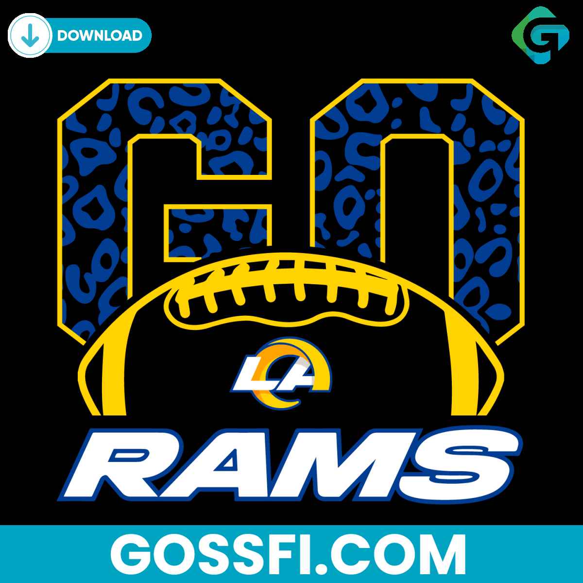go-los-angeles-rams-leopard-svg