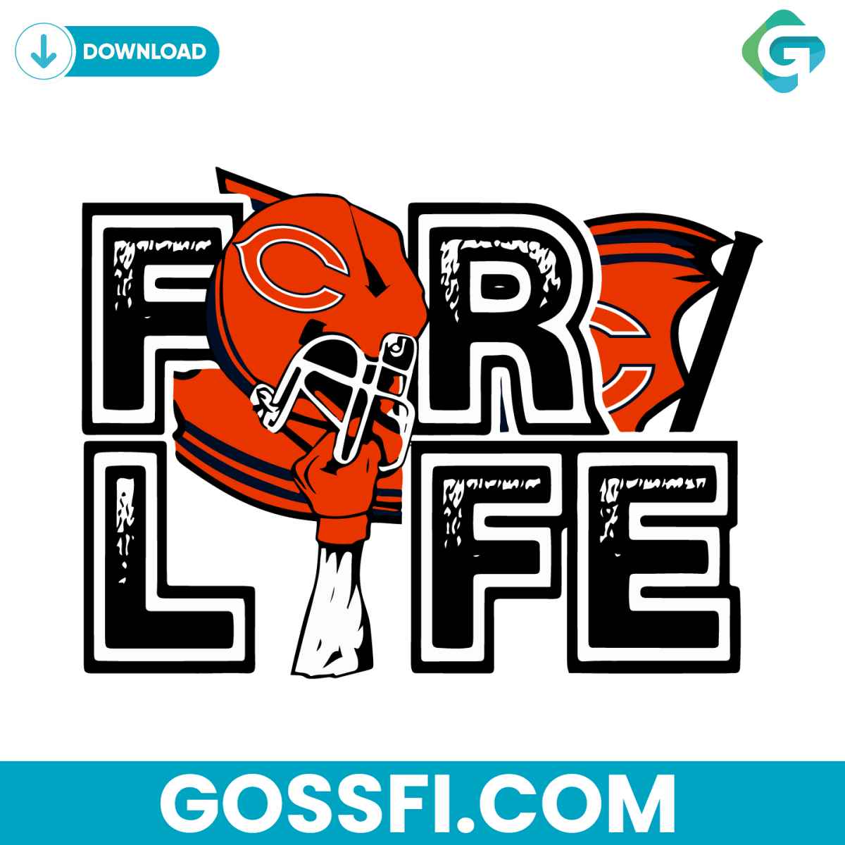 chicago-bears-for-life-nfl-svg-digital-download
