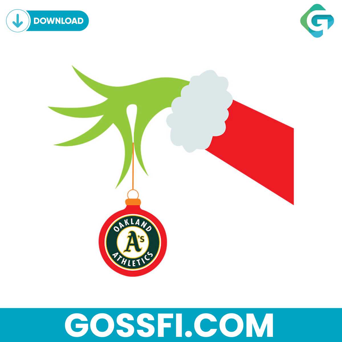oakland-athletics-grinch-hand-holding-christmas-svg