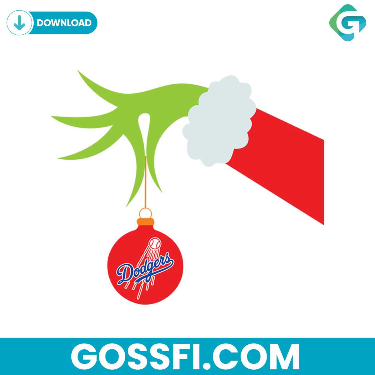 los-angeles-dodgers-grinch-hand-christmas-svg