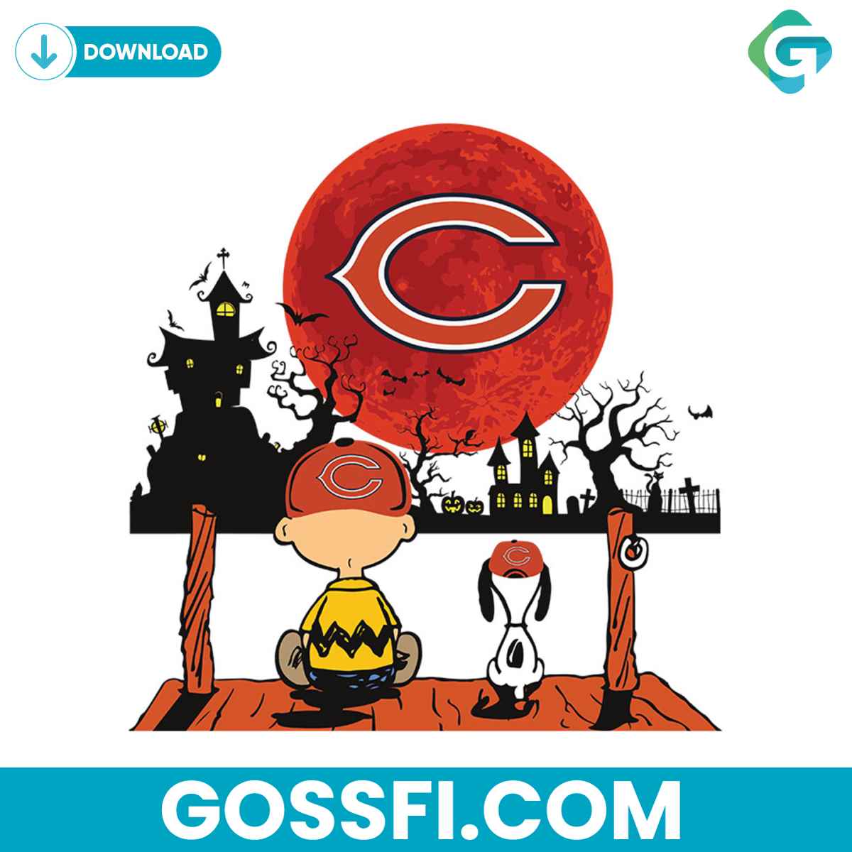 charlie-brown-and-snoopy-watching-chicago-bears-svg