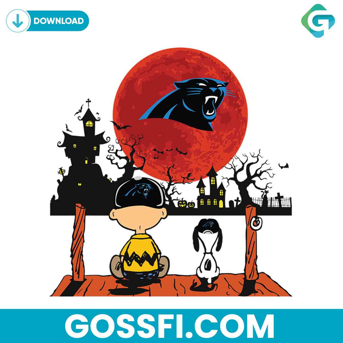charlie-brown-and-snoopy-watching-carolina-panthers-svg
