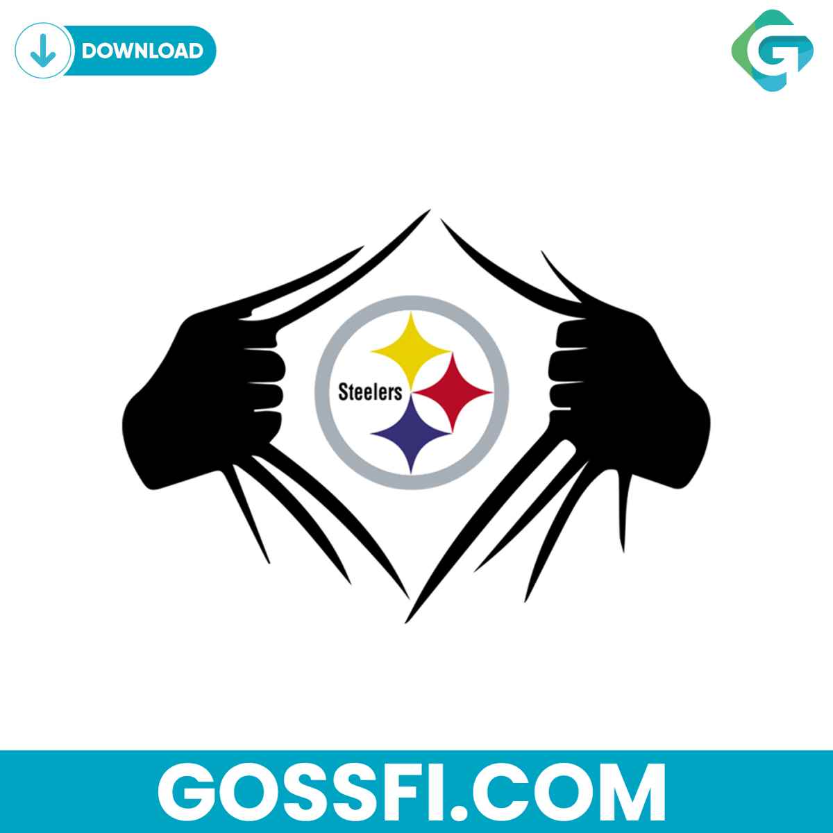hands-pittsburgh-steelers-svg-digital-download
