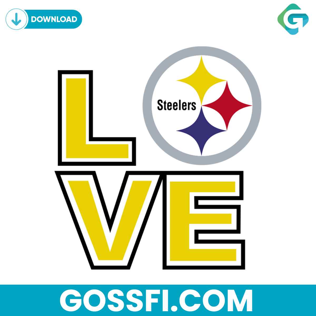 love-pittsburgh-steelers-svg-digital-download
