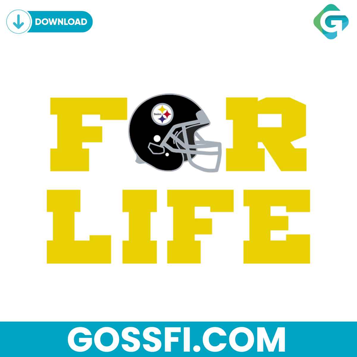for-life-helmet-pittsburgh-steelers-svg-digital-download