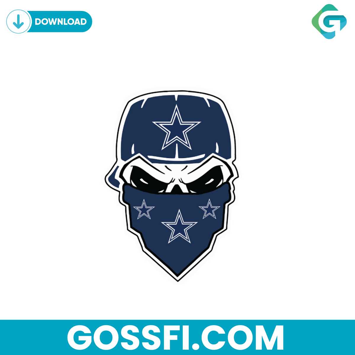 skull-wear-dallas-cowboys-logo-mark-svg