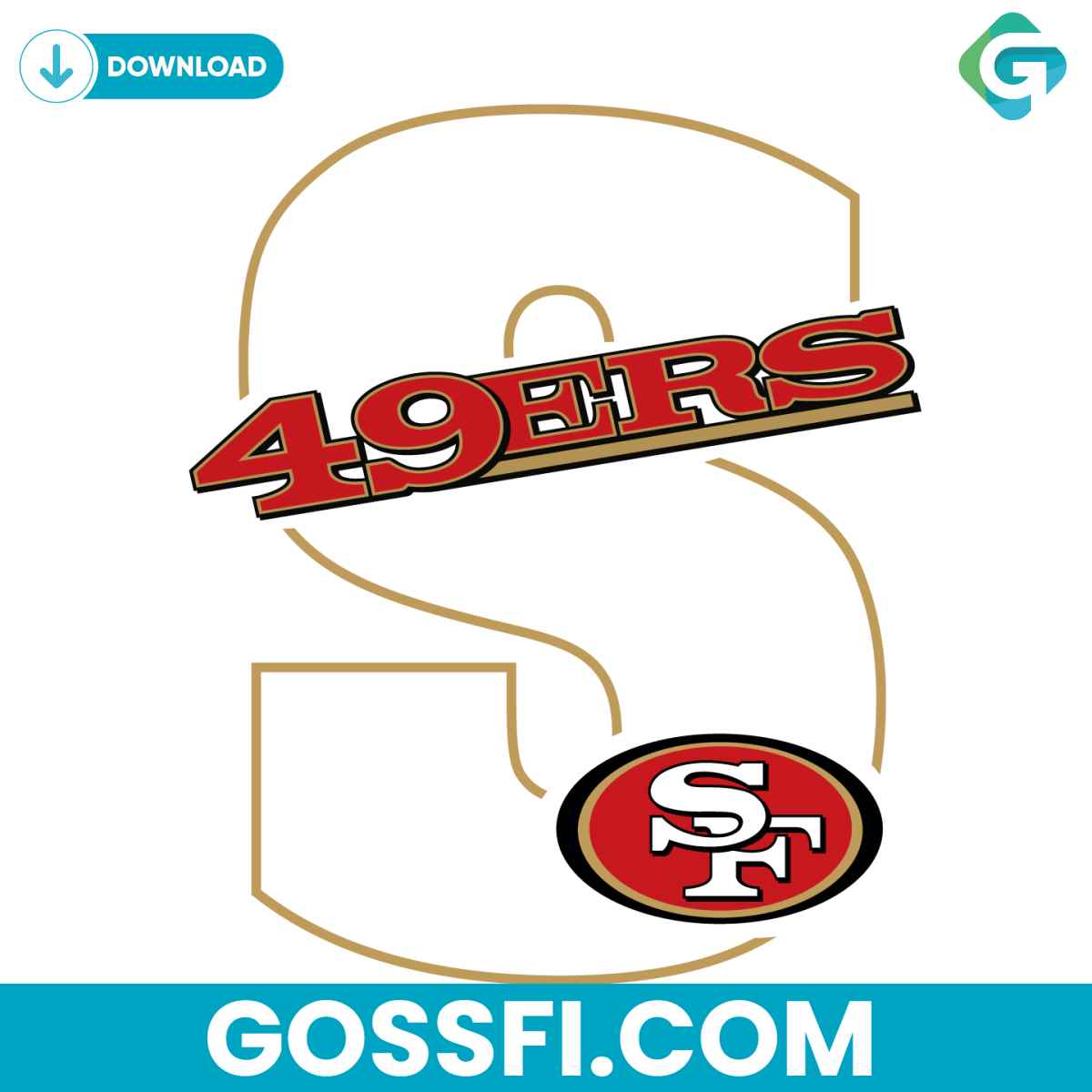 san-francisco-49ers-svg-digital-download