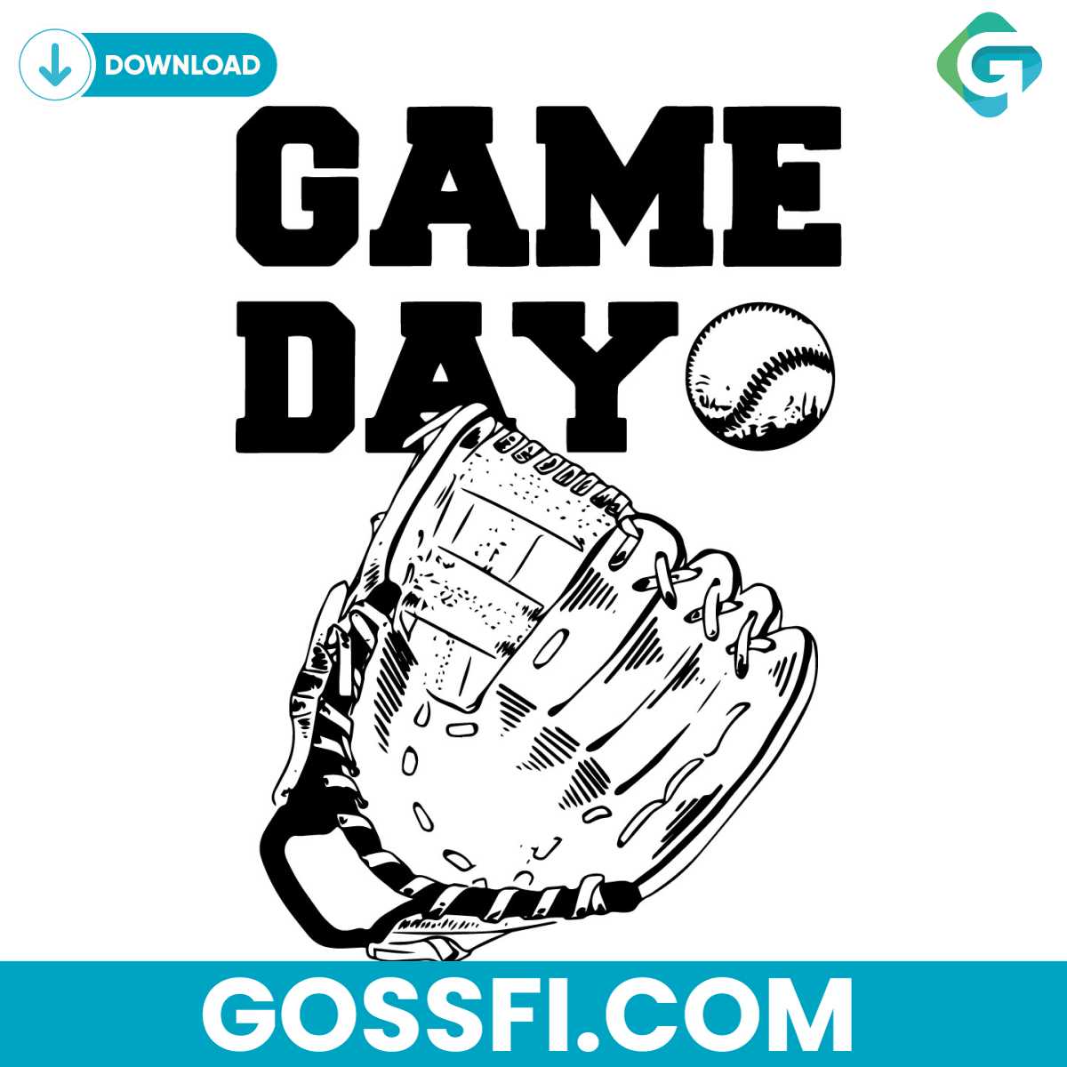 game-day-baseball-svg-digital-download