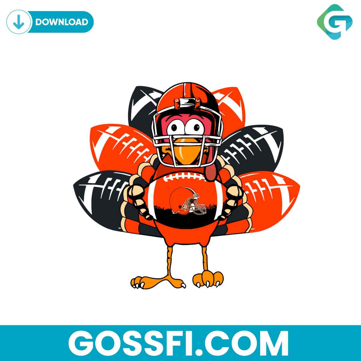 cleveland-browns-turkey-svg-digital-download