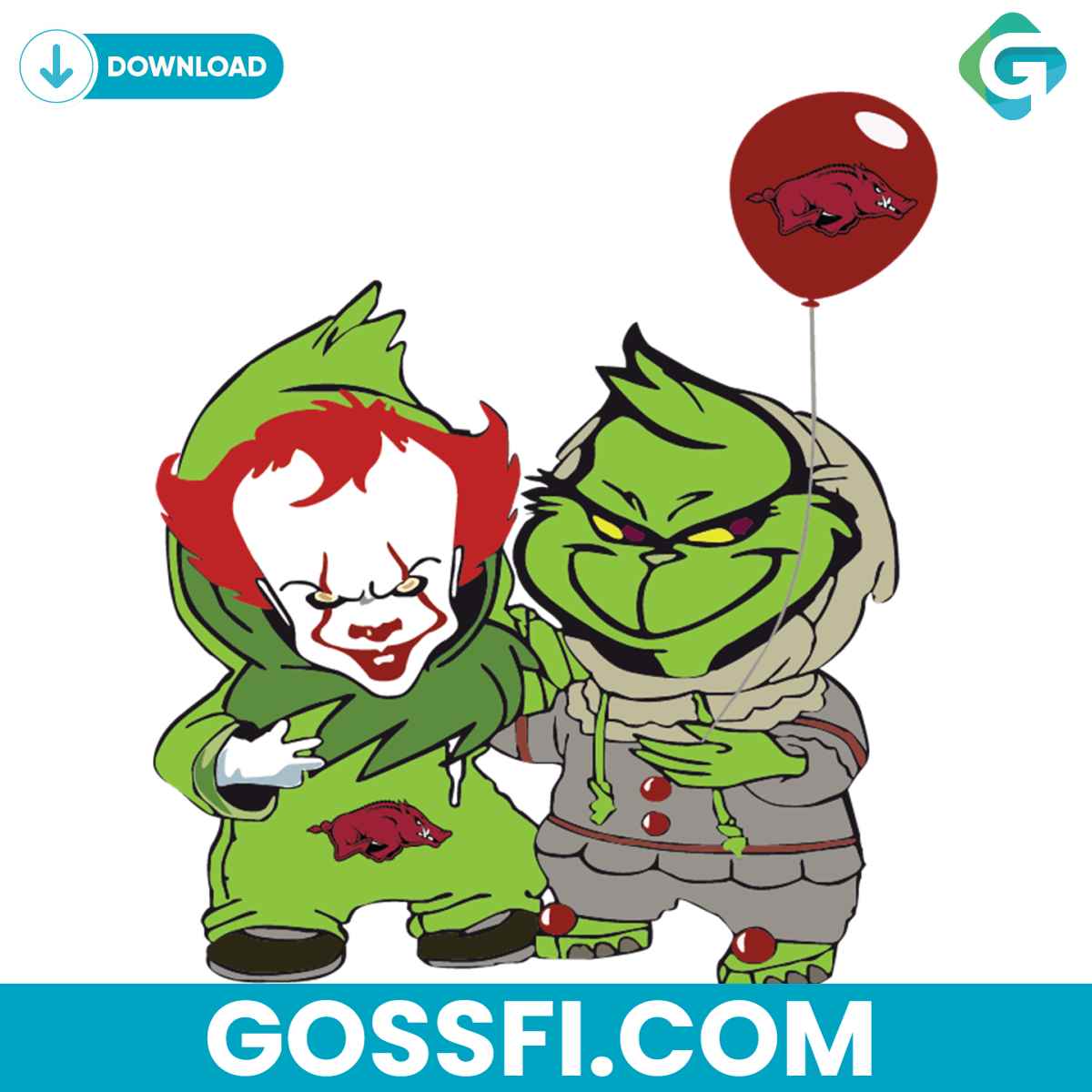 georgie-and-grinch-arkansas-razorbacks-svg