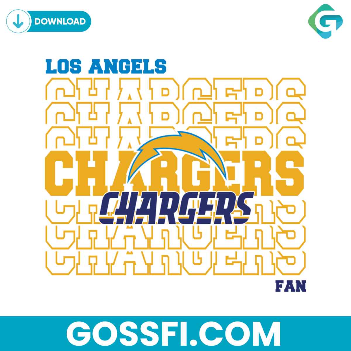 los-angeles-chargers-svg-cricut-digital-download