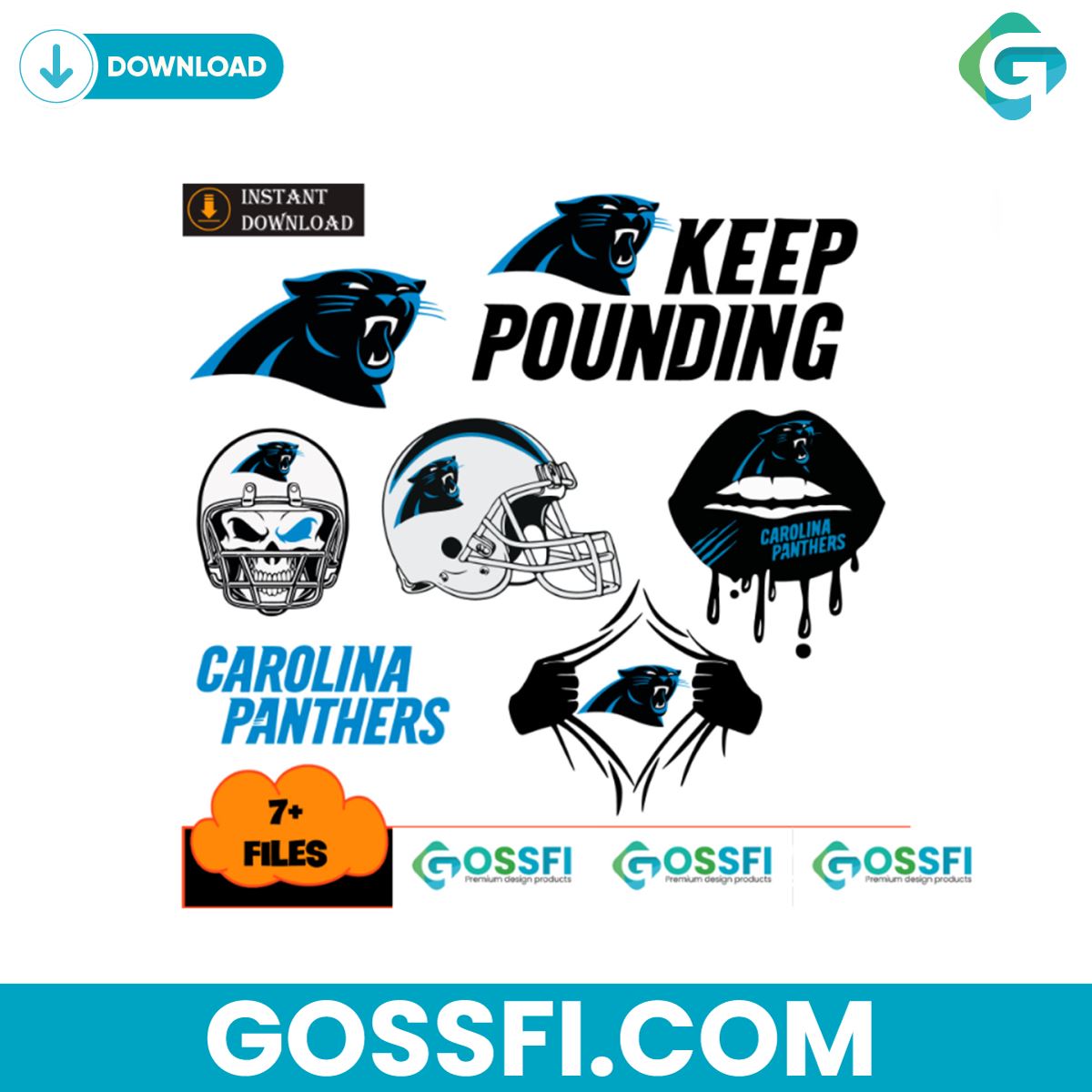 7-files-of-carolina-panthers-logo-bundle-svg
