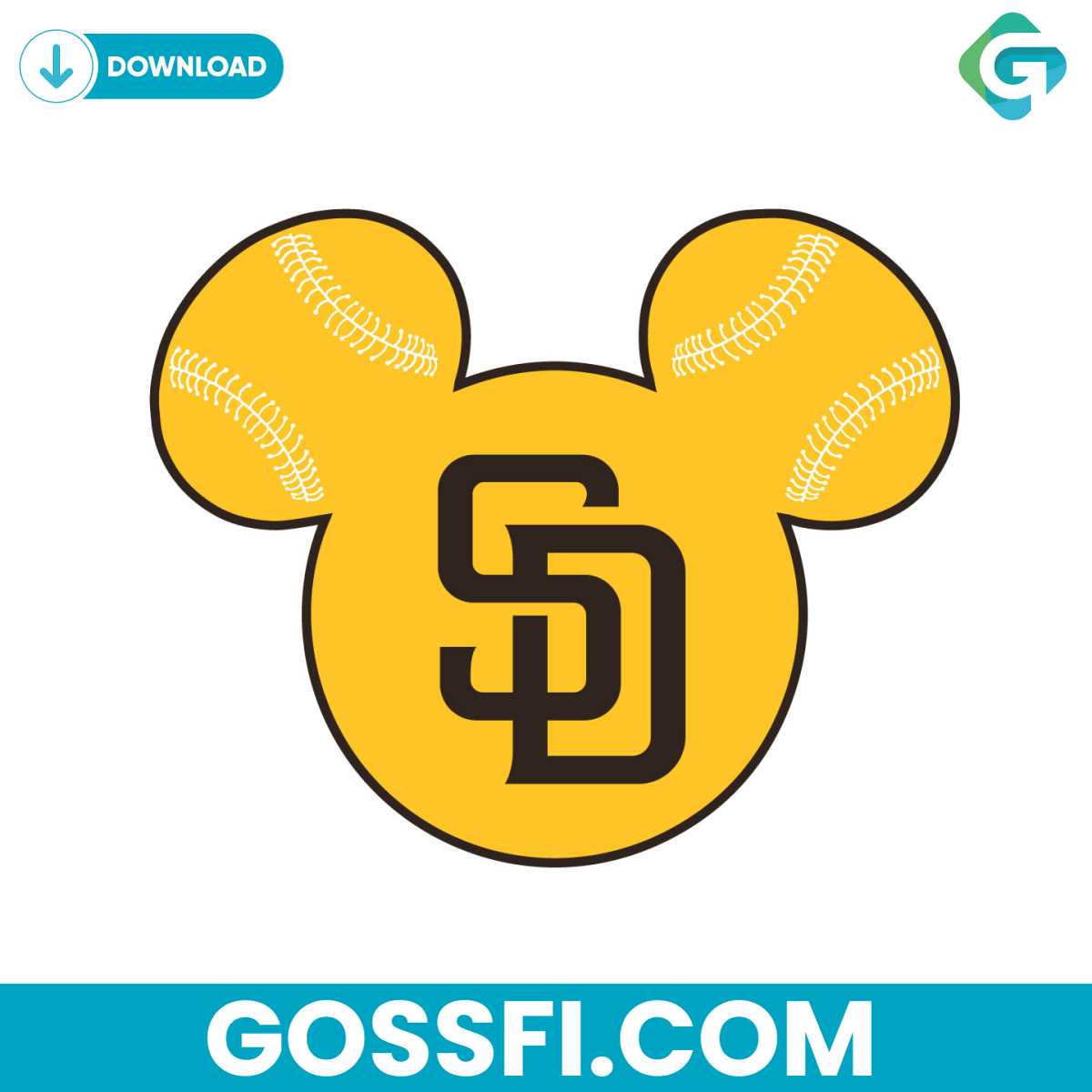 san-diego-padres-baseball-mickey-mouse-svg