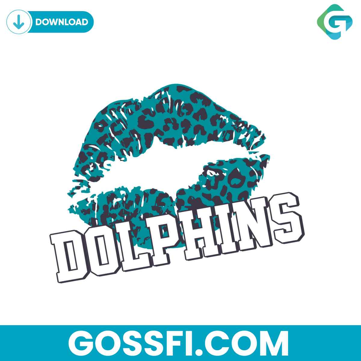leopard-pattern-lips-miami-dolphins-svg