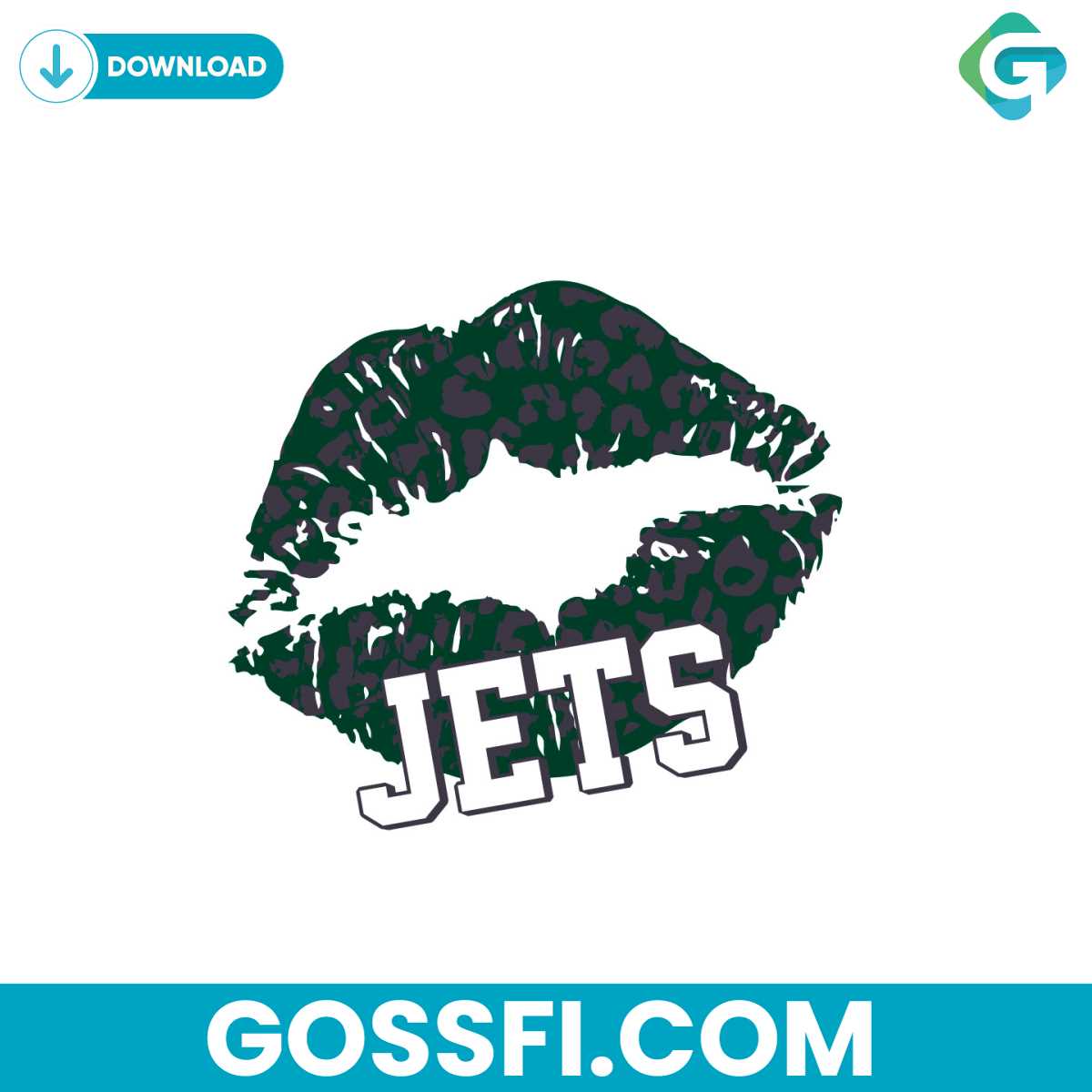 leopard-pattern-lips-new-york-jets-svg