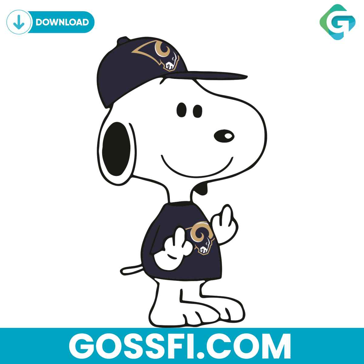 snoopy-los-angeles-rams-svg-digital-download