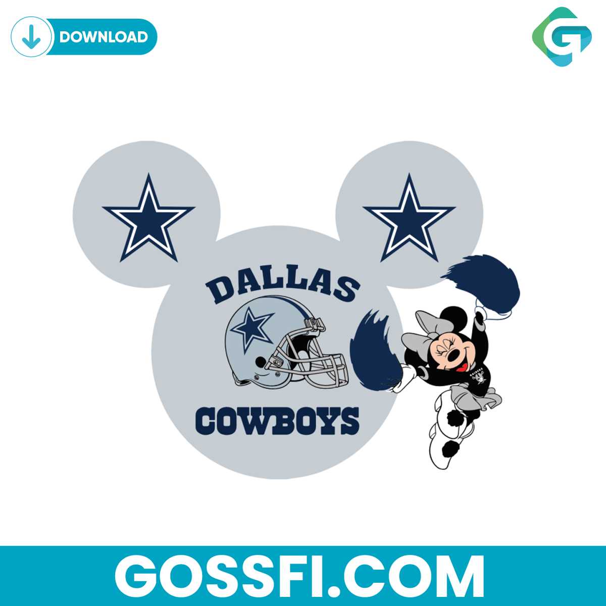 dallas-cowboys-and-mickey-svg-digital-download