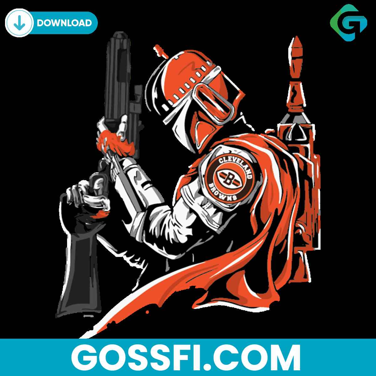 mandalorian-cleveland-browns-svg-digital-download