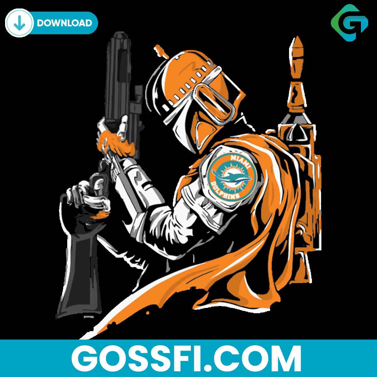 mandalorian-miami-dolphins-svg-digital-download