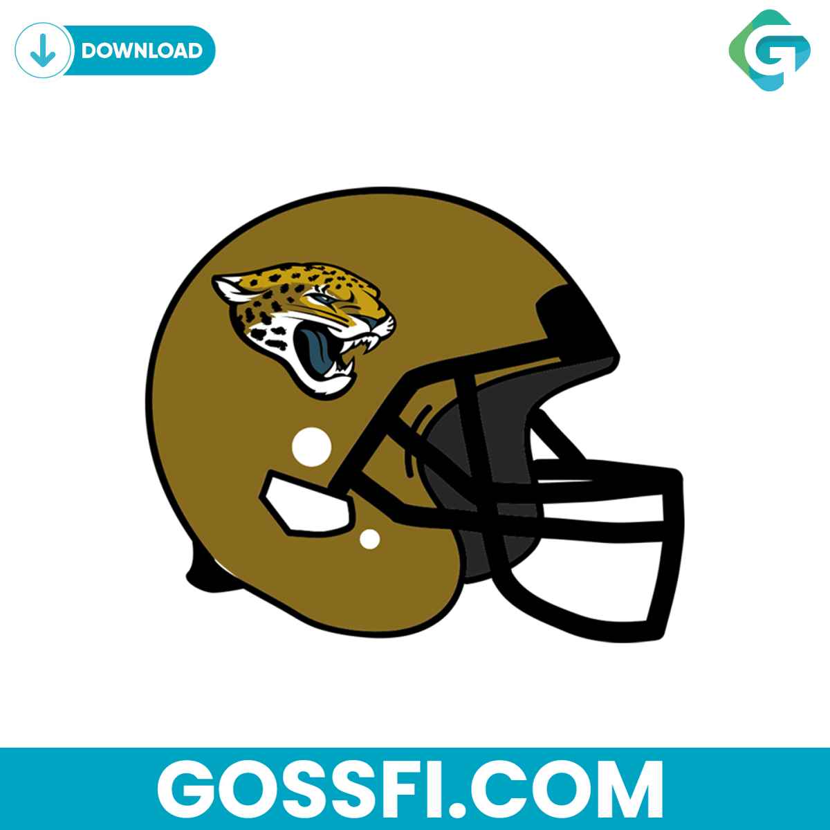 jacksonville-jaguars-helmet-svg-cricut-digital-download