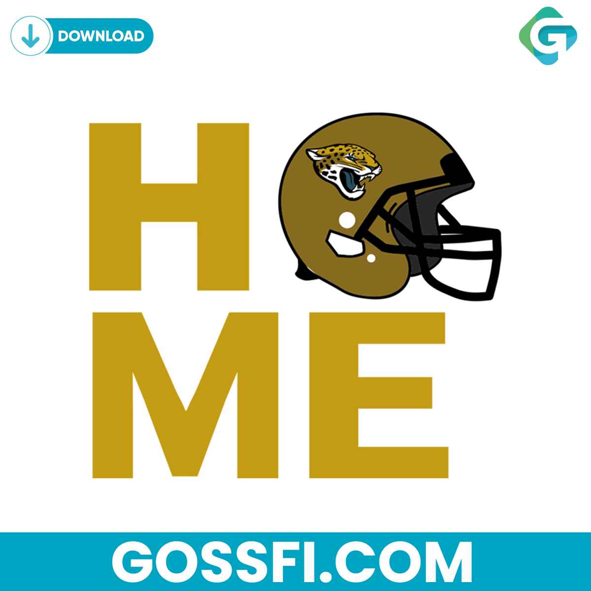 home-jacksonville-jaguars-helmet-svg-digital-download