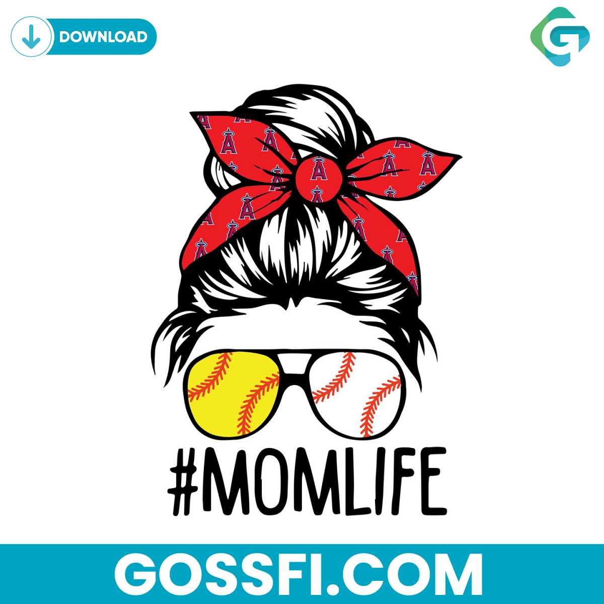 los-angeles-angels-baseball-mom-svg