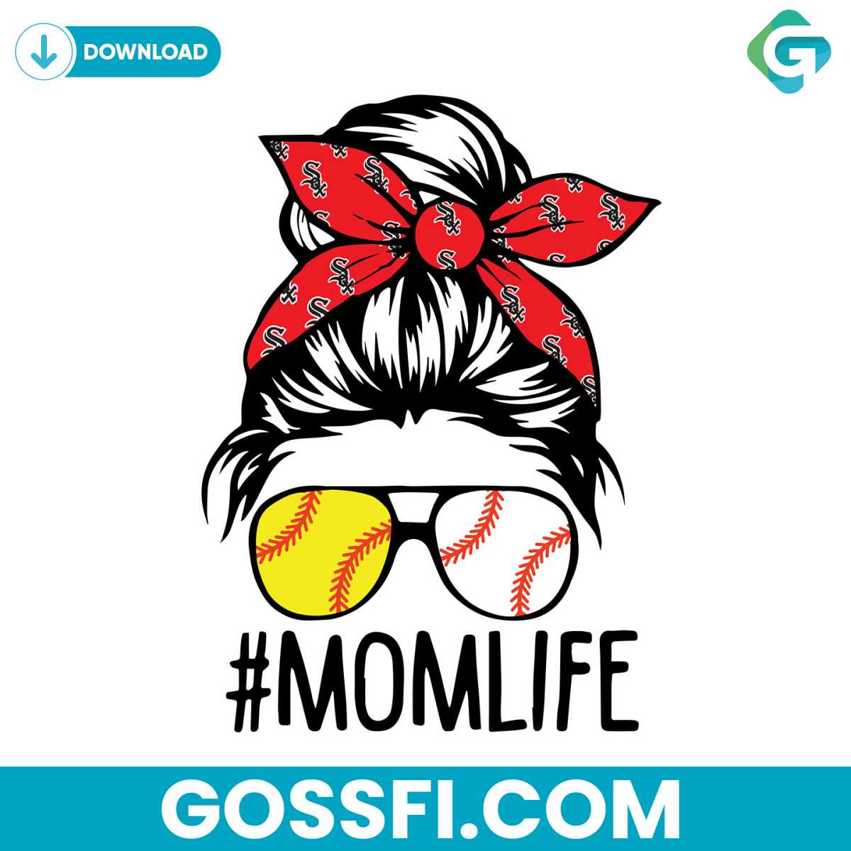 chicago-white-sox-baseball-mom-svg