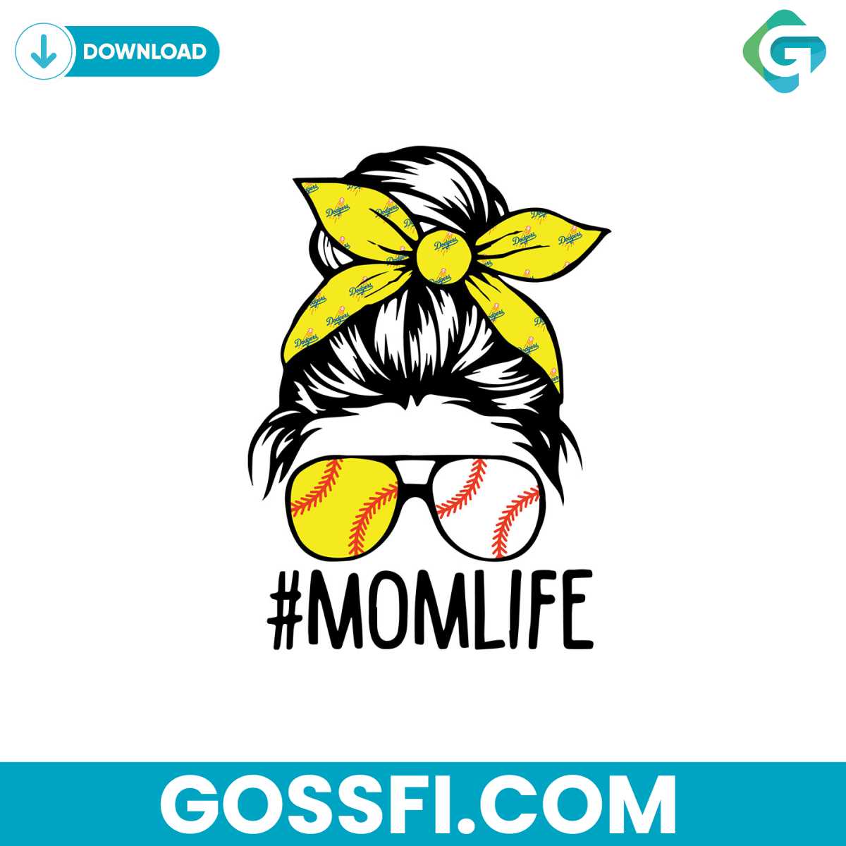 los-angeles-dodgers-baseball-mom-svg