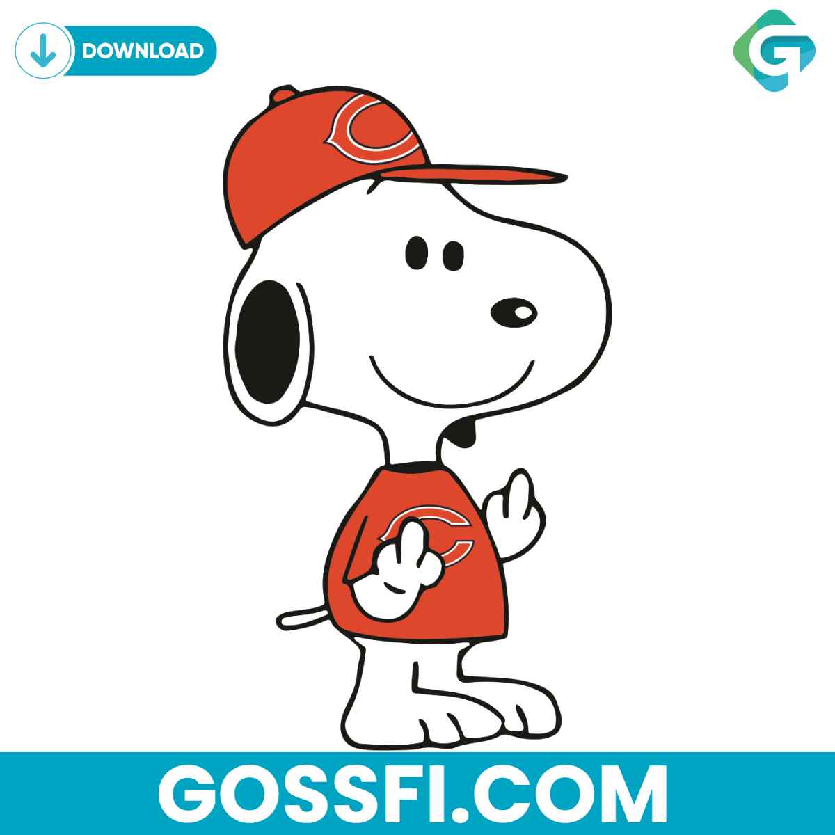 snoopy-chicago-bears-svg-digital-download