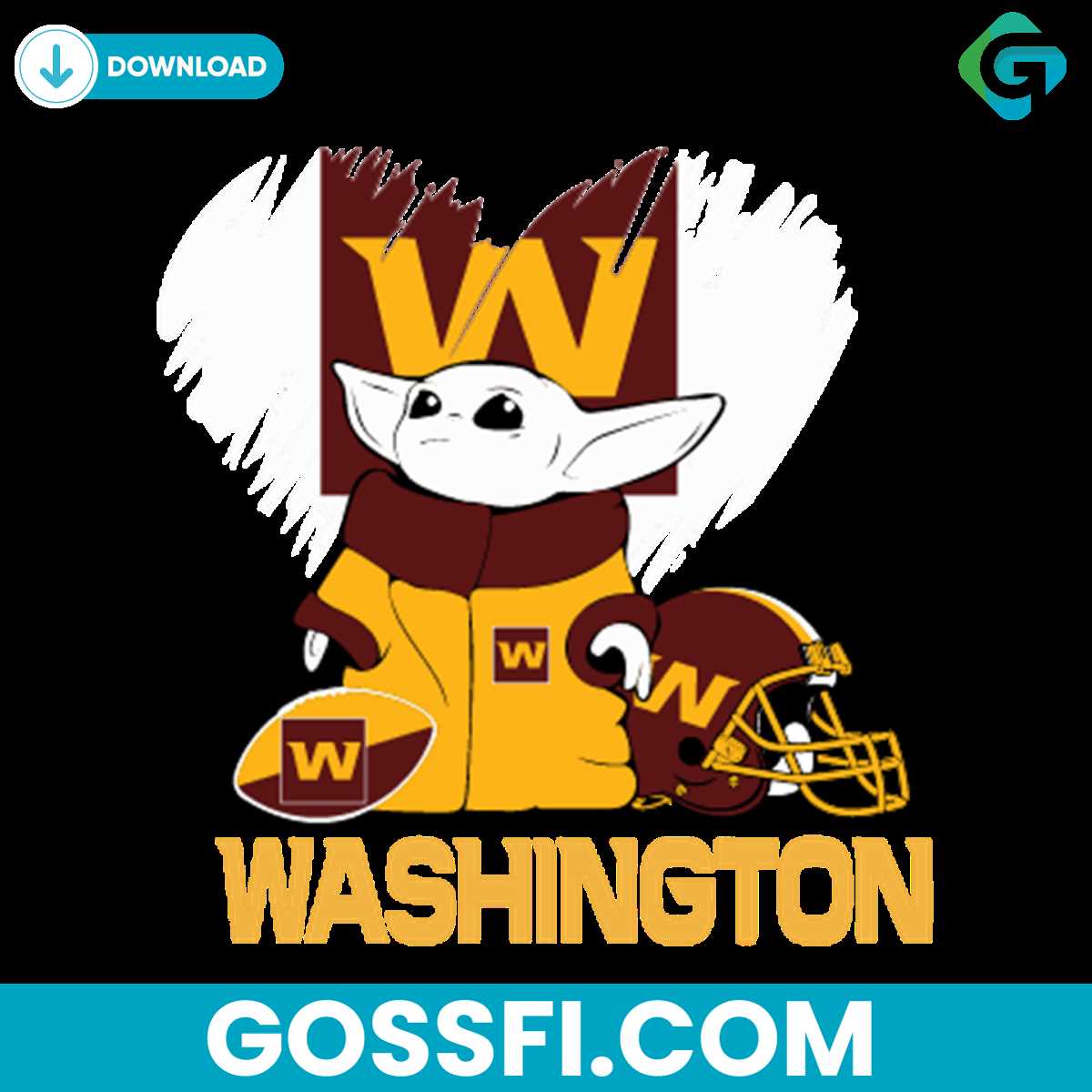 baby-yoda-love-washington-football-team-svg