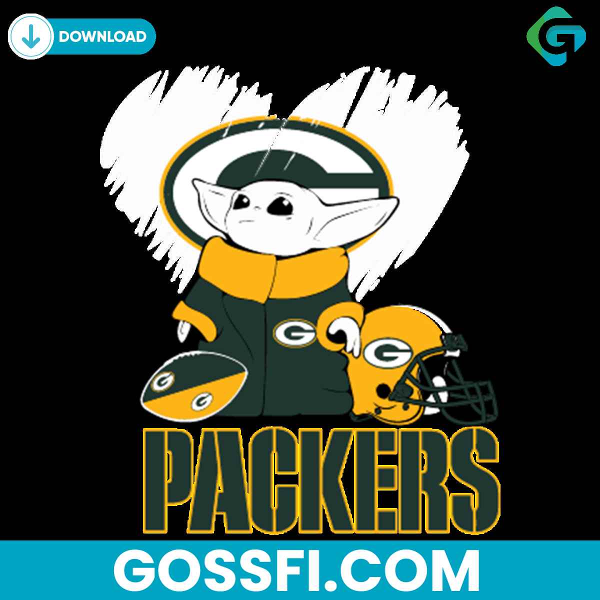 baby-yoda-love-green-bay-packers-svg-digital-download