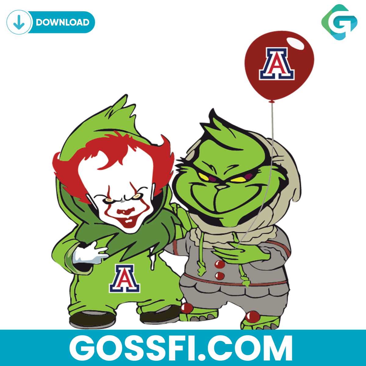 georgie-and-grinch-arizona-wildcats-svg